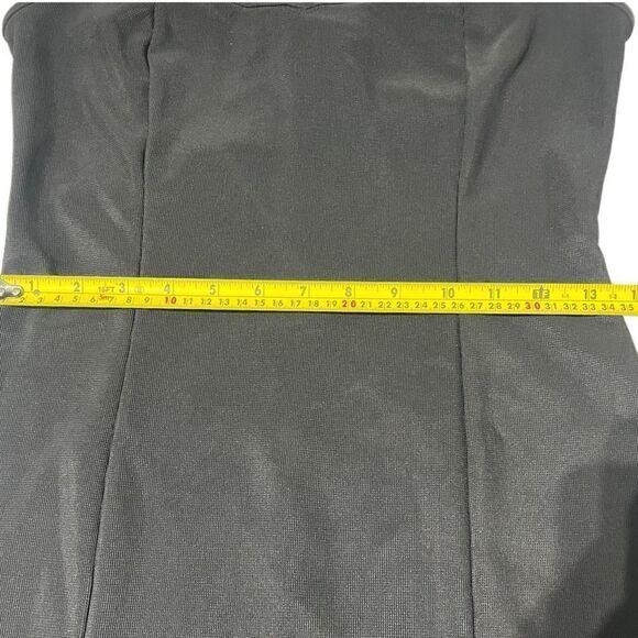 Charlotte Russe Wombs Black Dress W/ gold studs. Size large - Picture 14 of 15